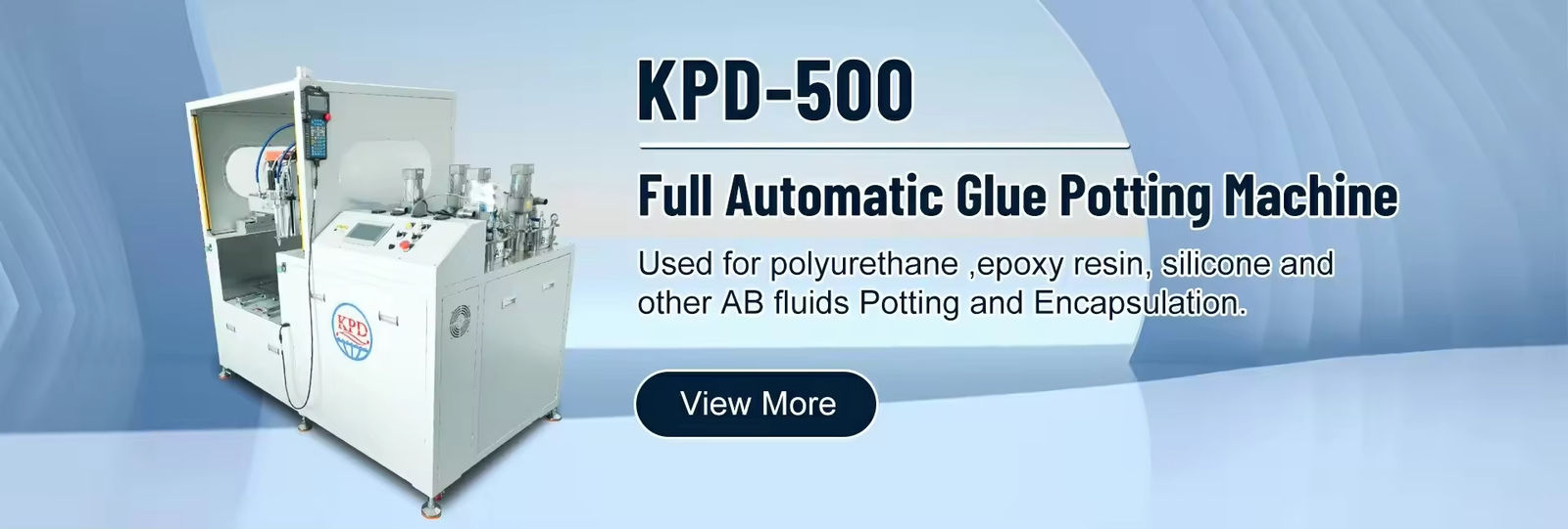 Klebe-Potting-Maschine