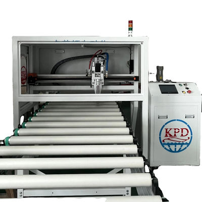 Maschine zur Sprühen von Massivaluminiumplatten PUR PU Epoxy-Kleber mit AB-Kleber-Potting-Applikator