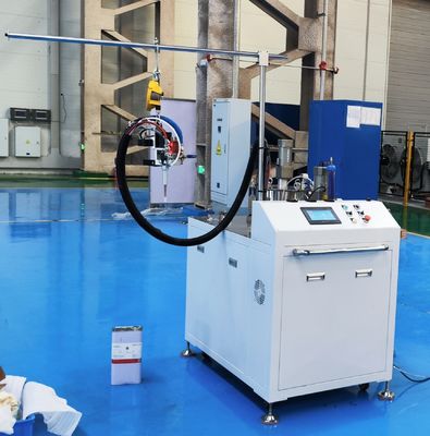 Heizfunktion in Zwei-Komponenten-Disponiermischsystemen mit Holzverpackungsmaterial