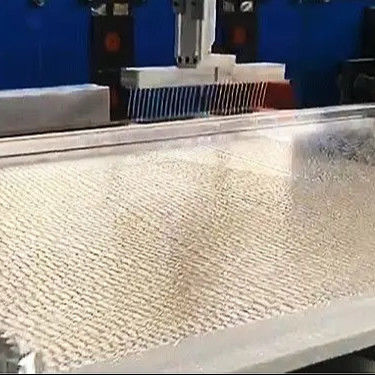 Aluminium-Honeyball-Panel Alucobond-Klebmaschine
