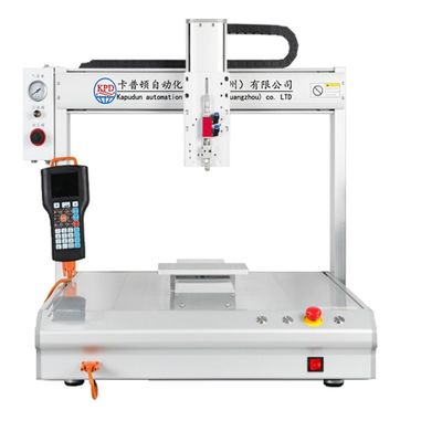 Maschine zur Messung von Mischungen mit UV-Klebstoff