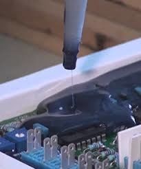 Meter-Misch-Disponier-Roboter für das automatische Mischen von zwei Komponenten-Klebstoff-Epoxykleim