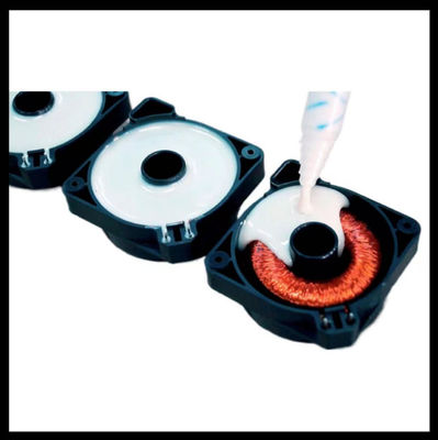 AB Silicone PU Klebstoffverteilmaschine mit Klebe-Potting-Maschine