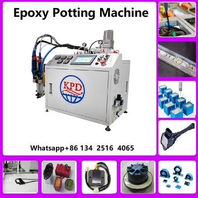 2 Teile Epoxidharz Meter Mischverteilmaschine AB Klebeverteilmaschine mit niedrigem Preis