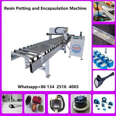 AB Silikon-Epoxy-Flüssigkeitsspender-Maschine Vierachs-Kleim-Dispenser-Maschine R Dreh-Achsen-Dispenser-Maschine