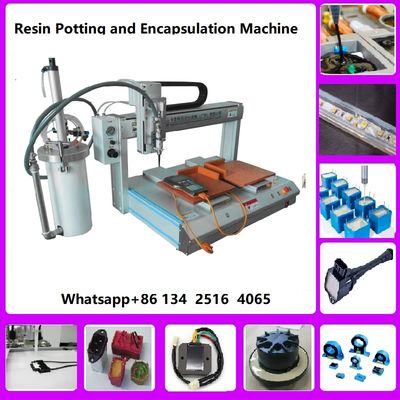 AB Silikon-Epoxy-Flüssigkeitsspender-Maschine Vierachs-Kleim-Dispenser-Maschine R Dreh-Achsen-Dispenser-Maschine