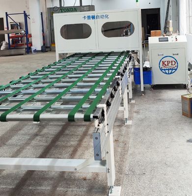 Vollautomatische Klebe-Sprühmaschine für Außen-Honeyblock-Panel feuerfeste Tür Kühlfahrzeug-Karosserie-Panels