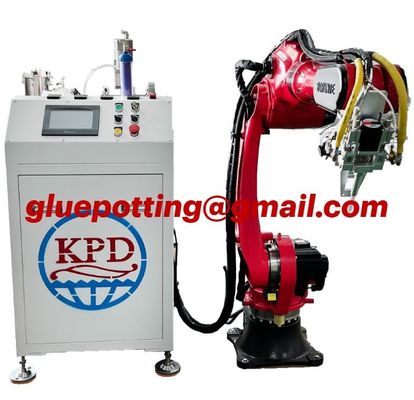 Automatische Rotation Klebstoffverteilung Roboter6 Achsen Klebstoffverteilung Roboter Hocheffiziente Klebstoffverbreitungsmaschine